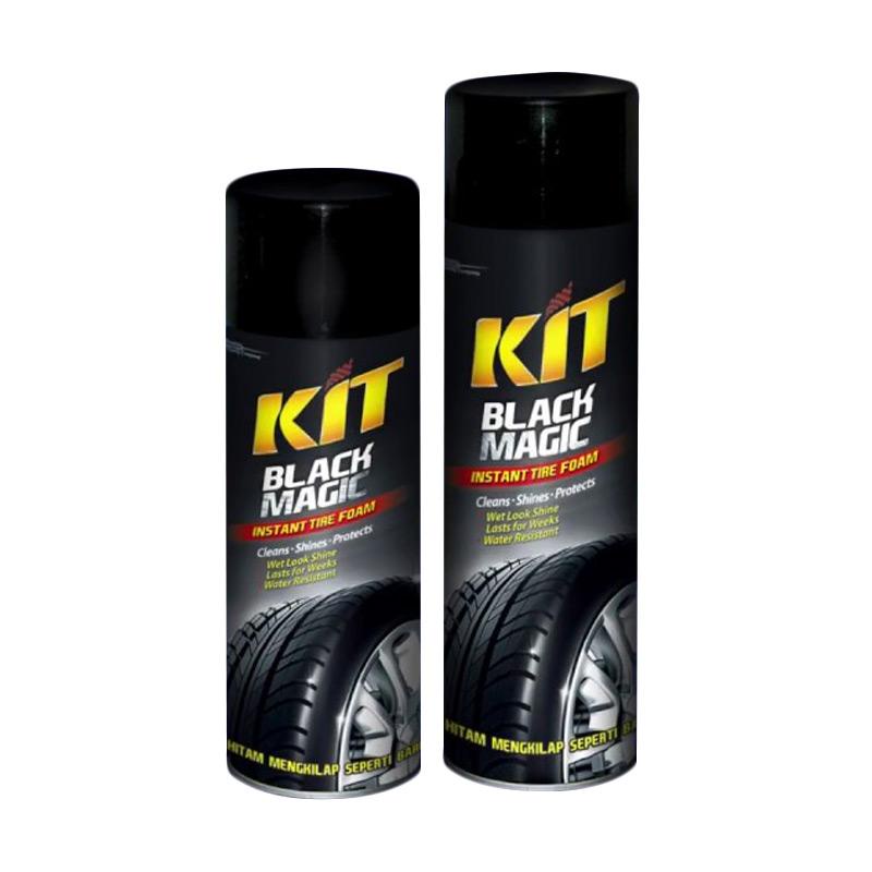 KIT  Black Magic Instan Tire Foam / Foam Pembersih Ban Tanpa harus Dicuci Tinggal Semprot Langsung Kilap