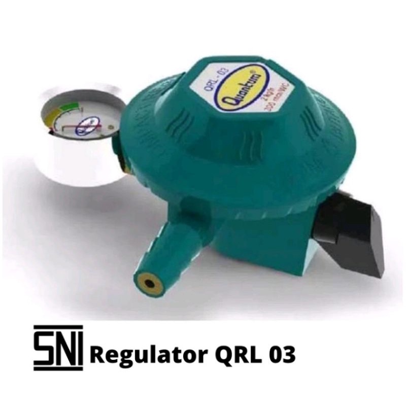 Regulator Gas Quantum QRL-03  Regulator Tekanan Rendah Quantum Meter