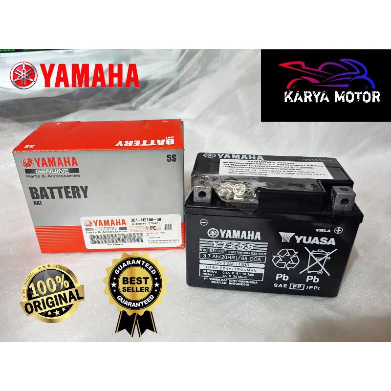 AKI MOTOR YAMAHA MIO SOUL MIO J M3 VIXION YUASA YTZ5S GTZ5S ORIGINAL
