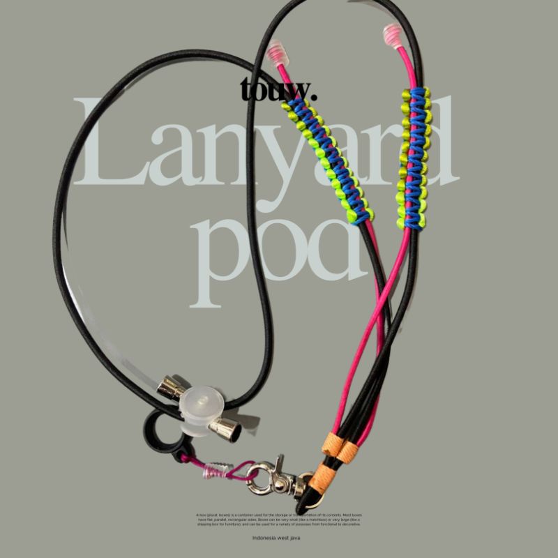 Lanyard | Tali Gantungan | Gantungan pods | Custom Lanyard