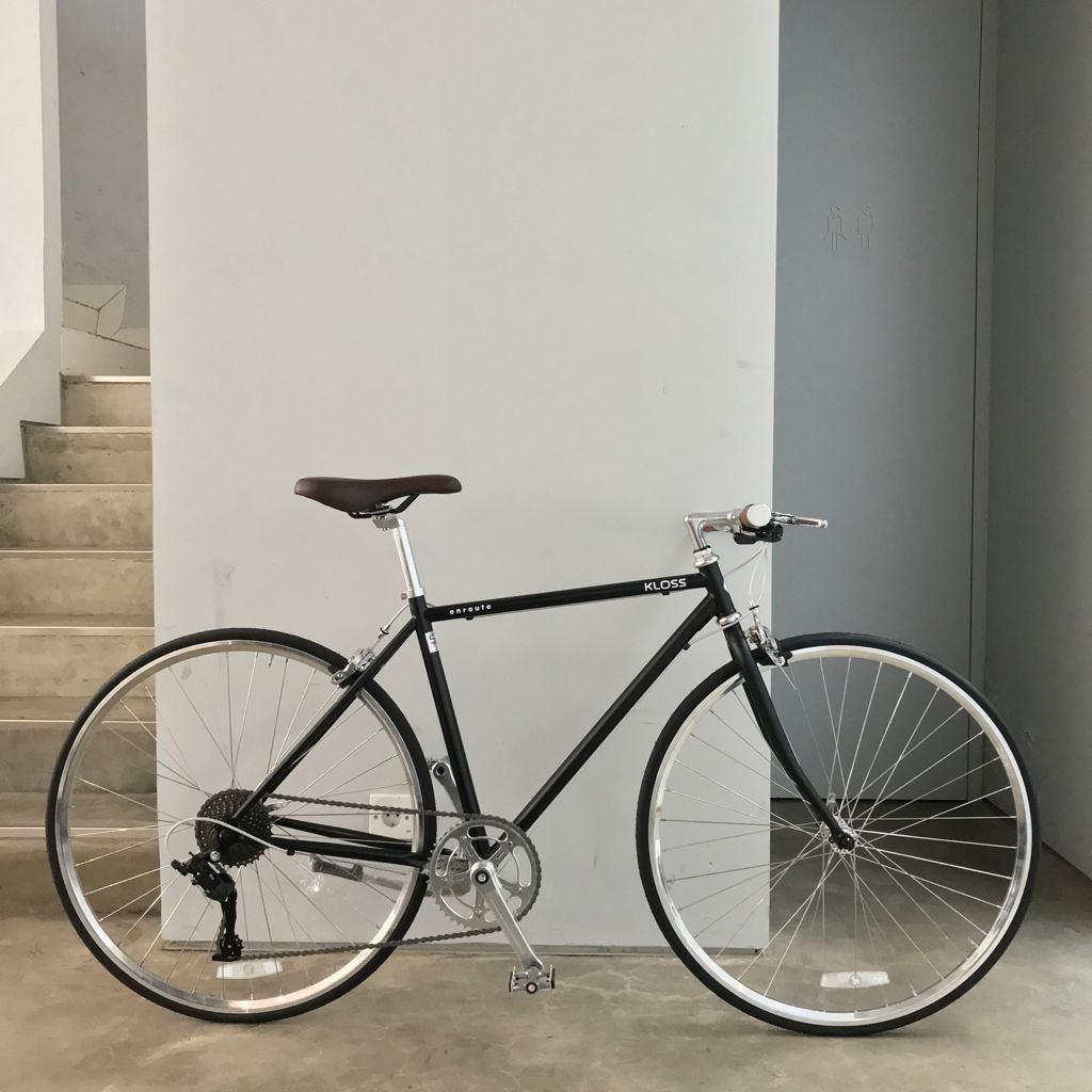 Sepeda Balap Kloss 700C Chromoly Road Bike-Black