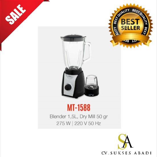 MASPION MT-1588 BLENDER KACA Termurah Surabaya