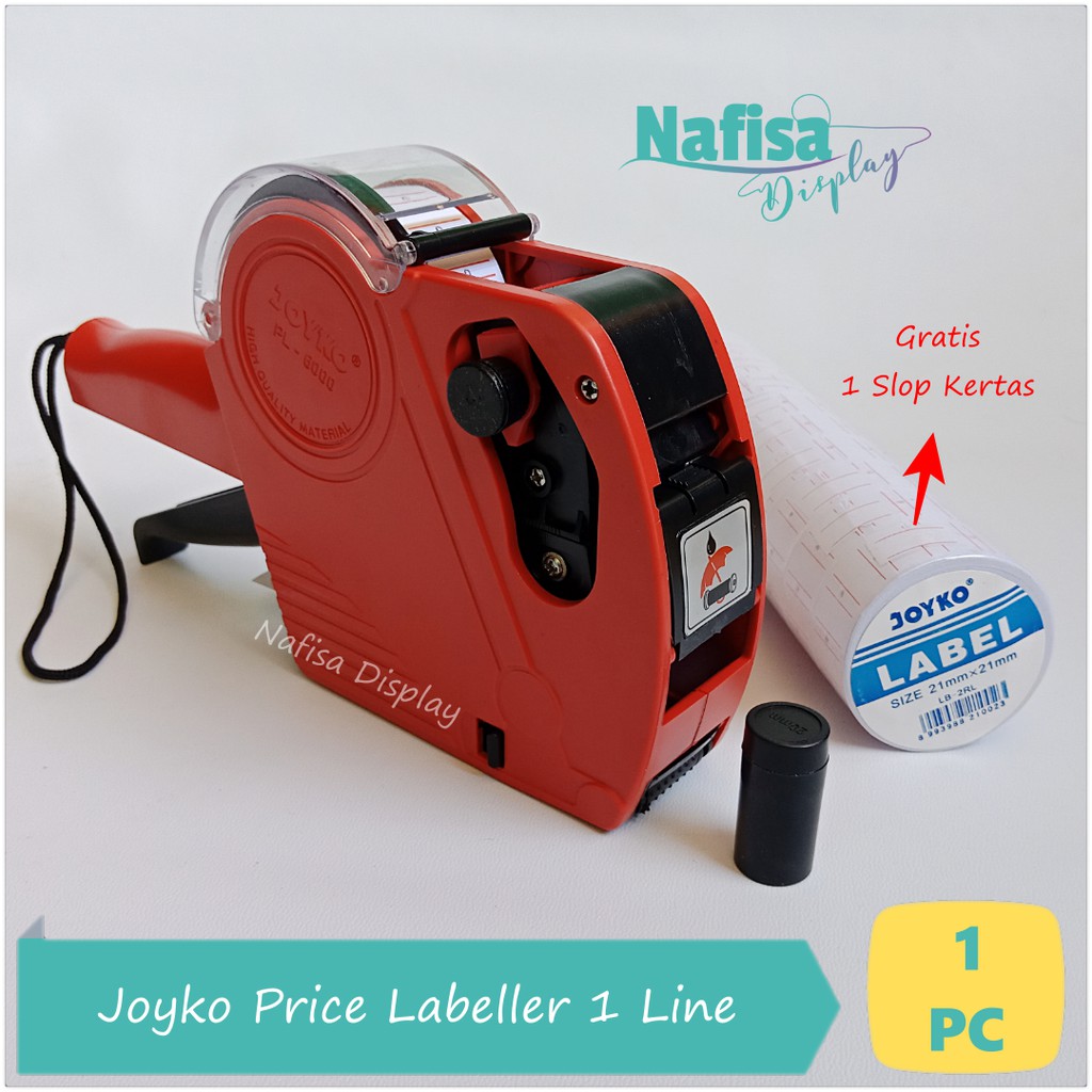 

Joyko Price Labeller 1 Line Alat Label Harga 1 Baris Gratis Kertas Harga Nafisa Display SJPL1