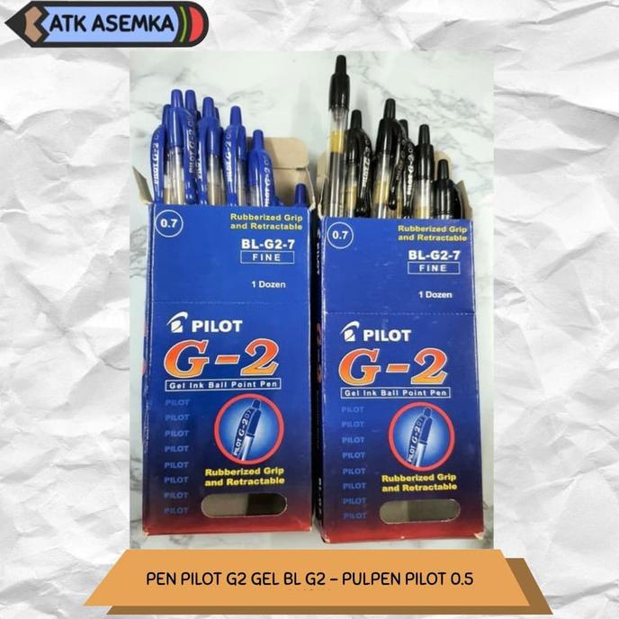 

PEN PILOT G2 GEL BL G2 - PULPEN PILOT 0.5 LUSIN - Hitam, 0.5