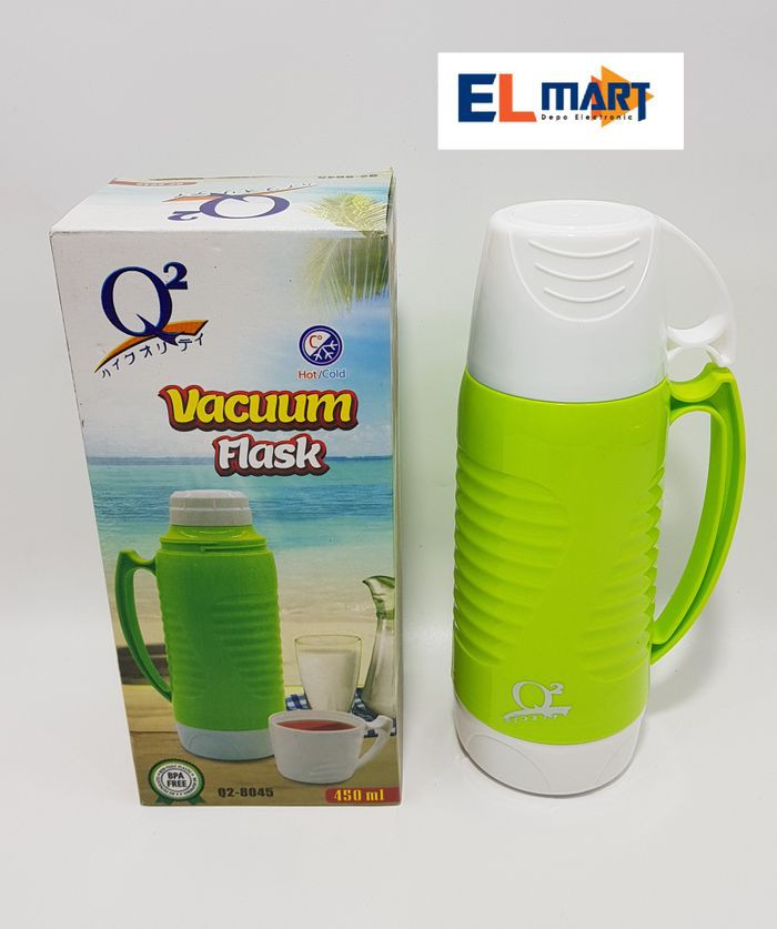 Termos tahan panas Q2 vacuum flask 450 ml Q2 8045