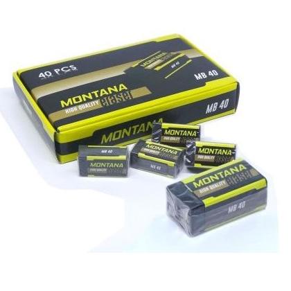 

TrxB6n1M--1 BOX/40 PCS Penghapus hitam Montana