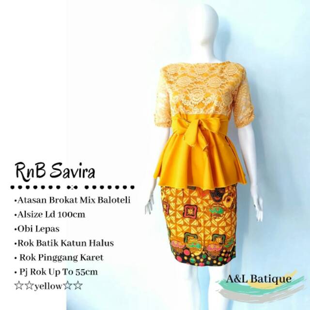 RnB Savira Setelan kebaya Pendek