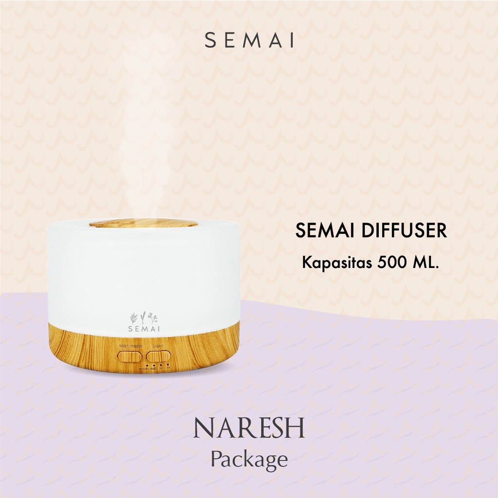 Paket Naresh SEMAI Essential Oil Diffuser