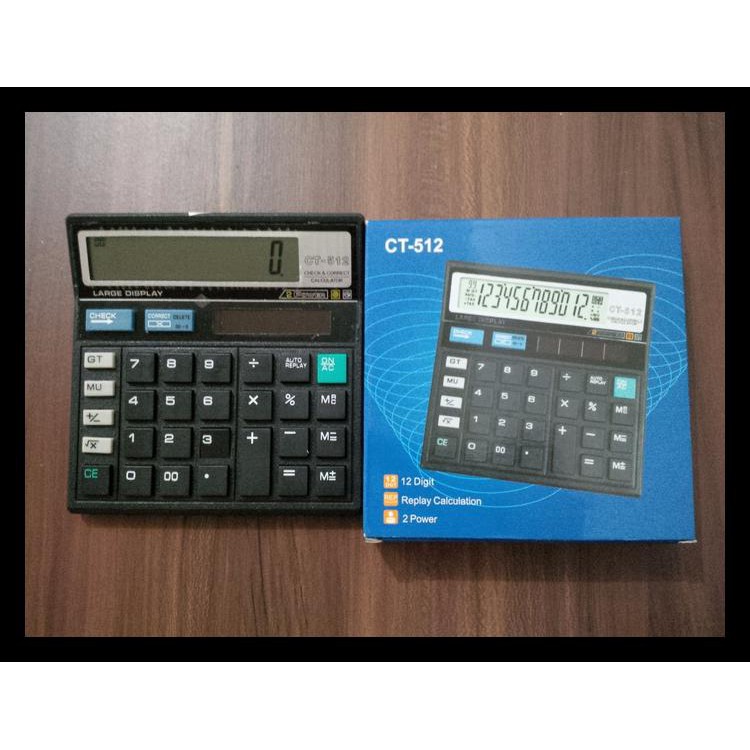 

Hot Product Kalkulator Citizen Ct-512 Replay Calculation 12 Digit Keren