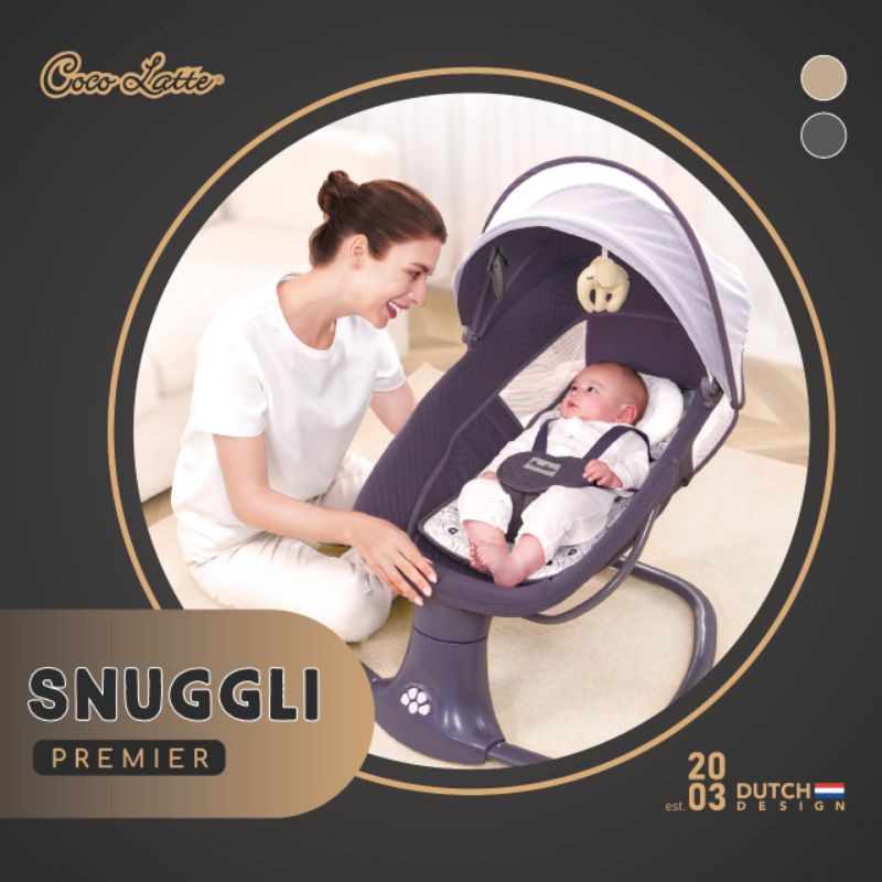 Ayunan Otomatis Cocolatte Weeler Swing Snuggli BabyDoes Claptown-5