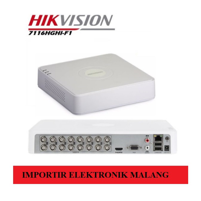 Dvr 16ch Hikvision Ds 7116hghi F1 Shopee Indonesia