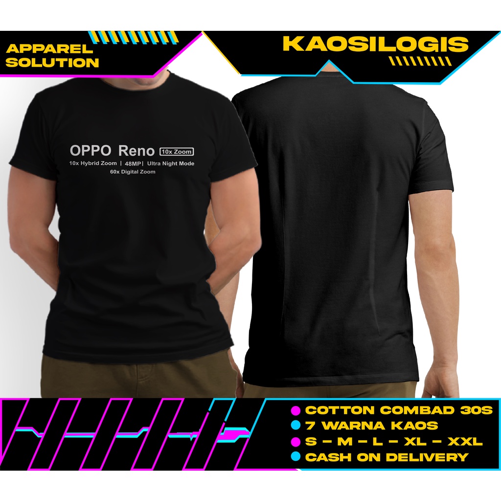 Kaos Handphone Oppo Reno Gadget - Kaosilogis
