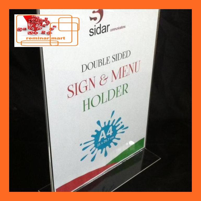 

474Srem Sign Holder Akrilik / Acrylic Repjd80E