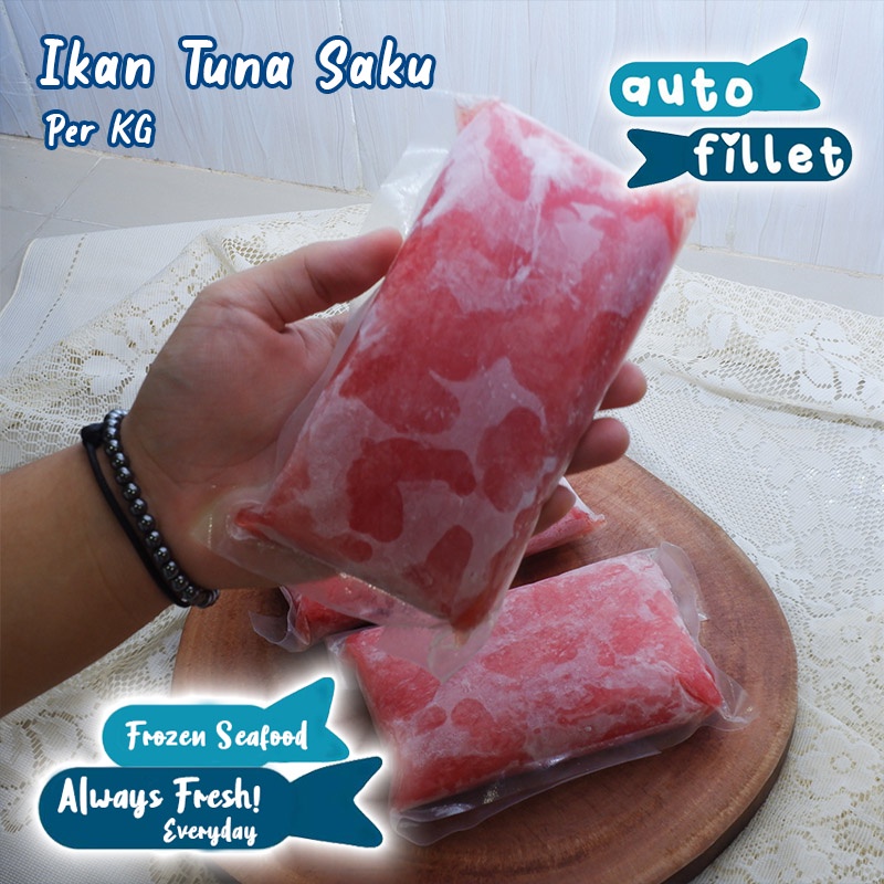 

TUNA SAKU FROZEN / IKAN TUNA FILLET BEKU 1 KG KUALITAS PREMIUM HARGA MURAH