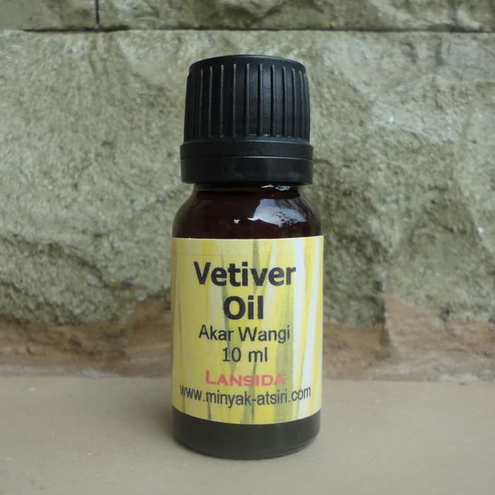 Vetiver Essential Oil Minyak Atsiri Akar Wangi 100% Murni Vetiveria zizanioide