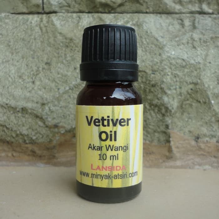 Vetiver Essential Oil Minyak Atsiri Akar Wangi 100% Murni Vetiveria zizanioide