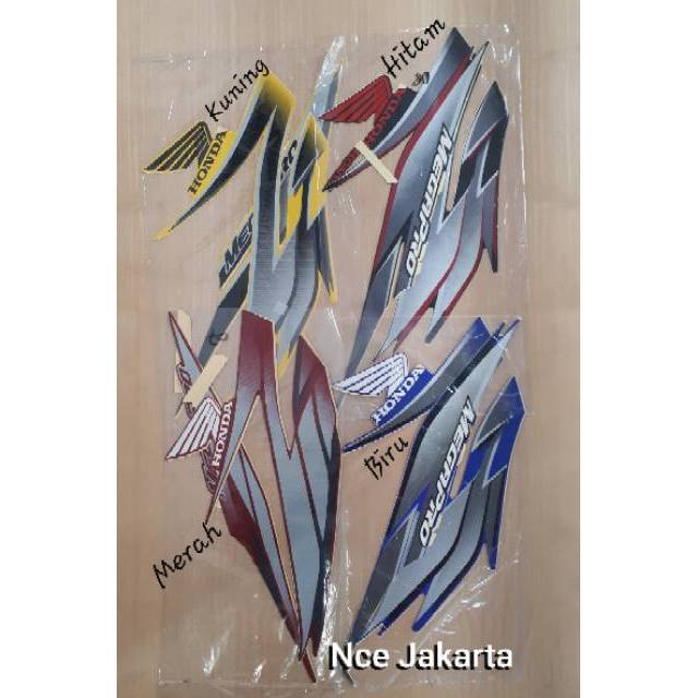 STIKER STRIPING HONDA MEGA PRO PRIMUS 2008 - 2009