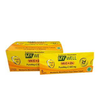 My Well Vitamin C + Zn Suplemen Kesehatan | Shopee Indonesia