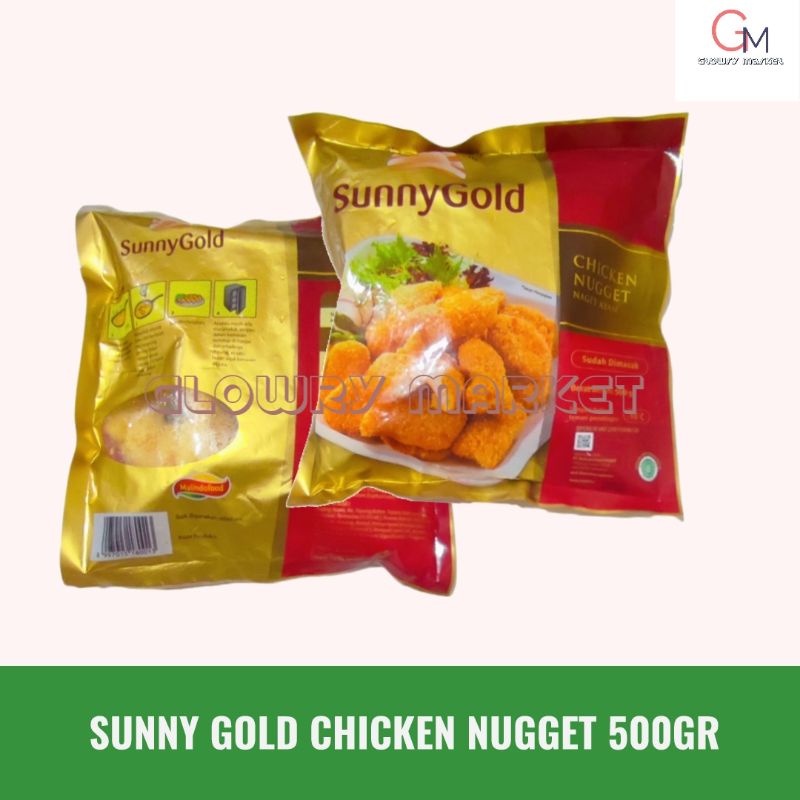 

SUNNY GOLD CHICKEN NUGGET 500GR NAGET AYAM NUGGET AYAM