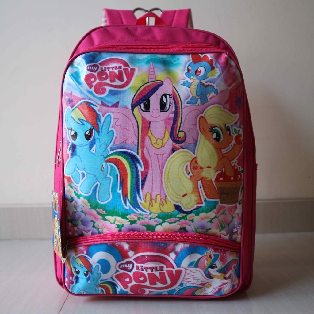 Jual Tas Ransel Punggung Backpack Anak My Little Pony Anak Cewek Pink