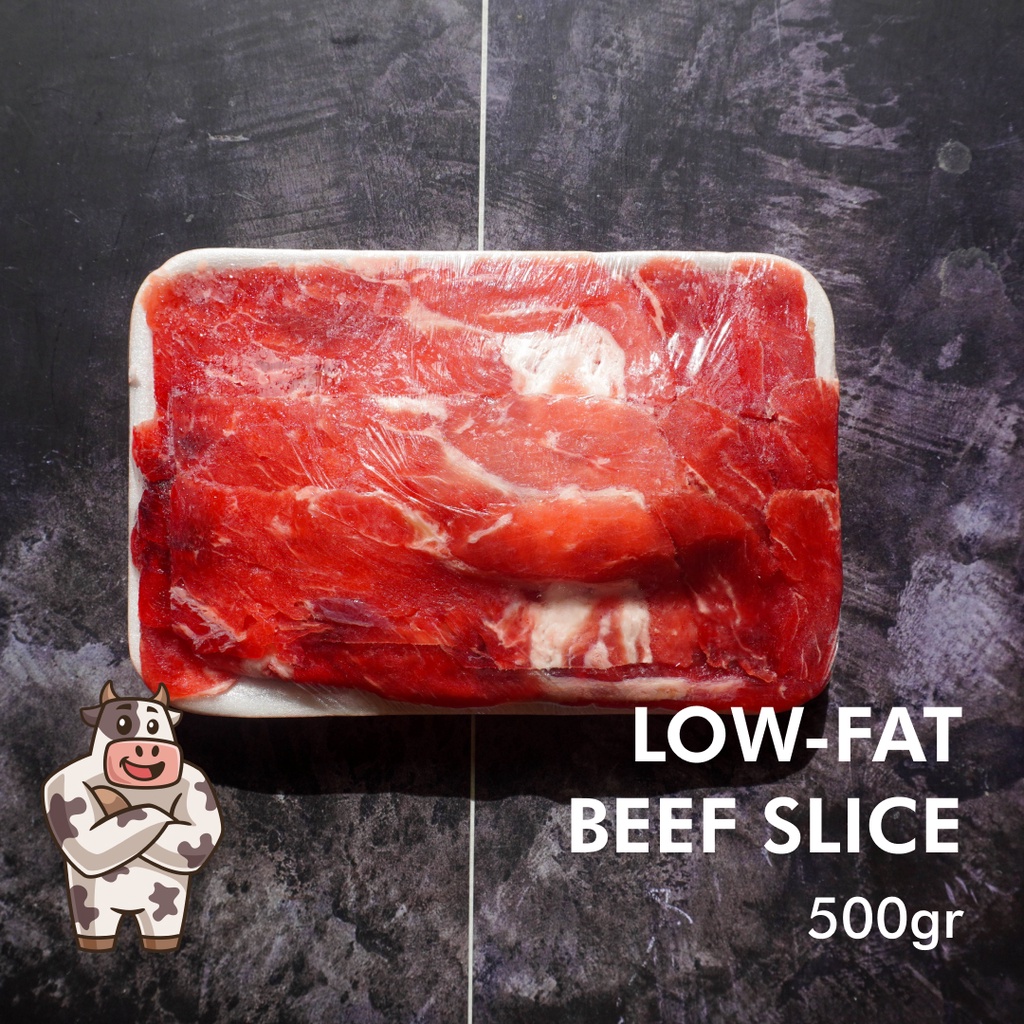 

Daging Sapi AUS Low-Fat Slice 500gr / Beef AUS Slice Rendah Lemak 500gr