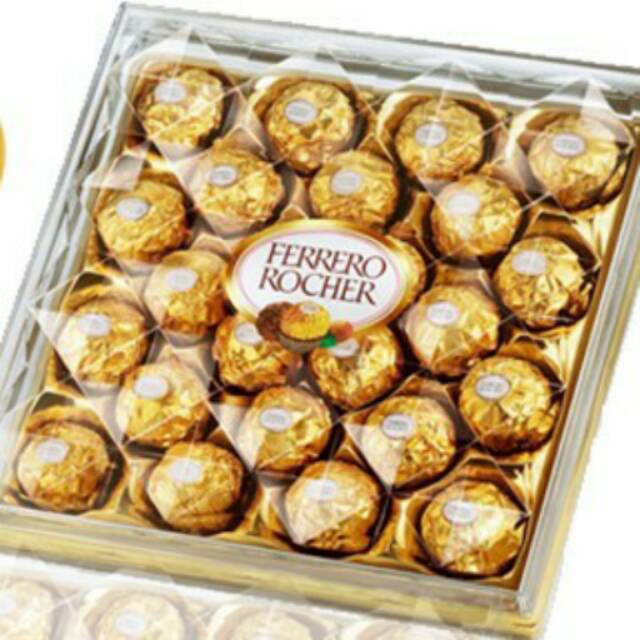 

Ferrero Rocher T24 300gr Coklat Ferrero Rocher isi 24