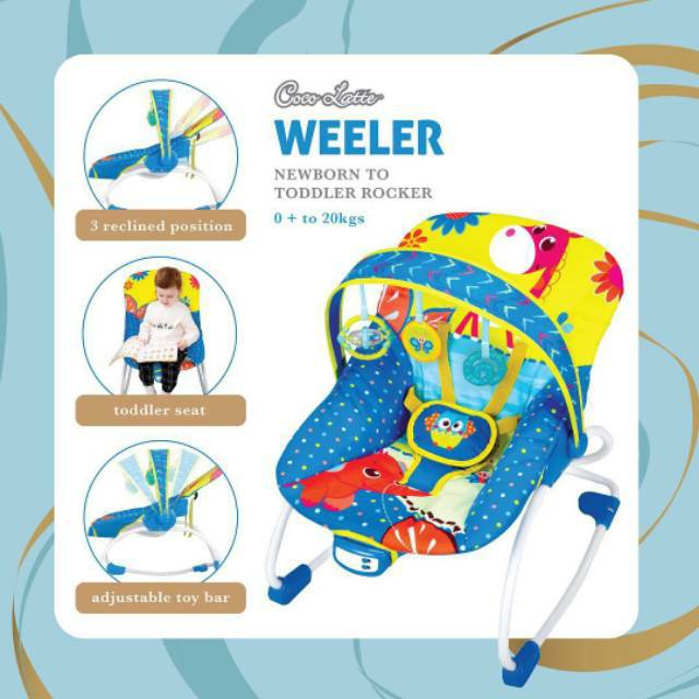 Bouncer Cocolatte Weeler Newborn to Toddler Rocker