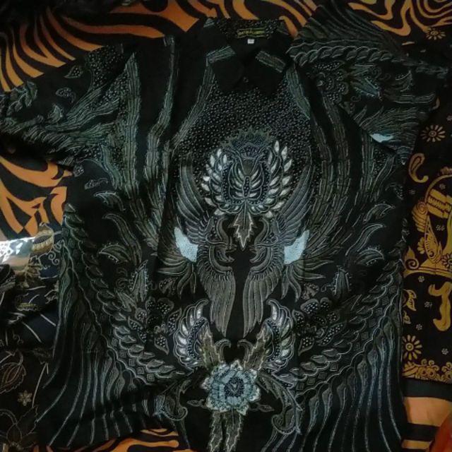 Batik Pria Solo | Manuk Peksi Lawasan Lengan Panjang High Quality | By Batik Florist