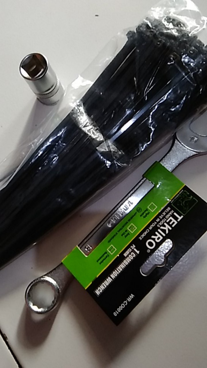 Hz Cable Ties 3.6 X 200 - Putih Dan Hitam