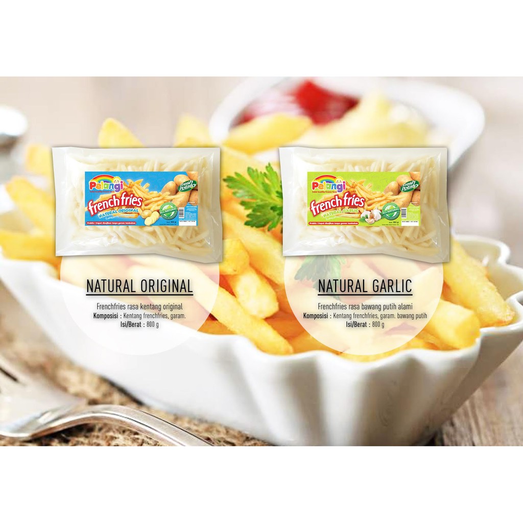 

kentang garlic dan Original Alami Tanpa MSG dan Pengawet