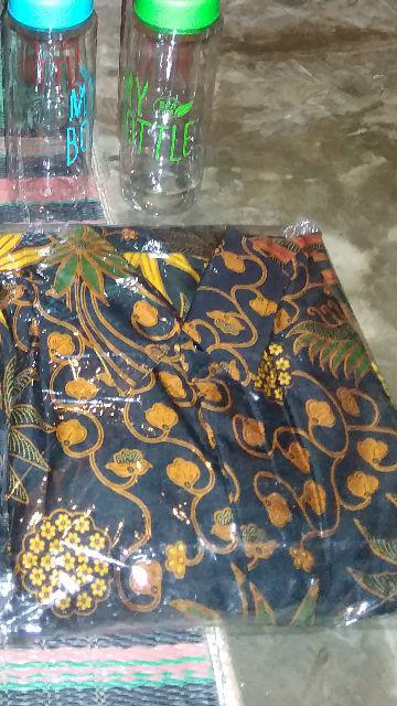 Kemeja Batik Pria Lengan Panjang Motif Ayam