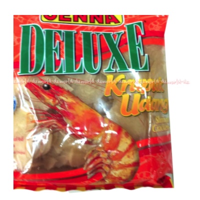 Krupukku Senna Deluxe 500gr Kerupuk Udang Food Sena Shrimp Crackers Siap Goreng Seina Krupuk Ku