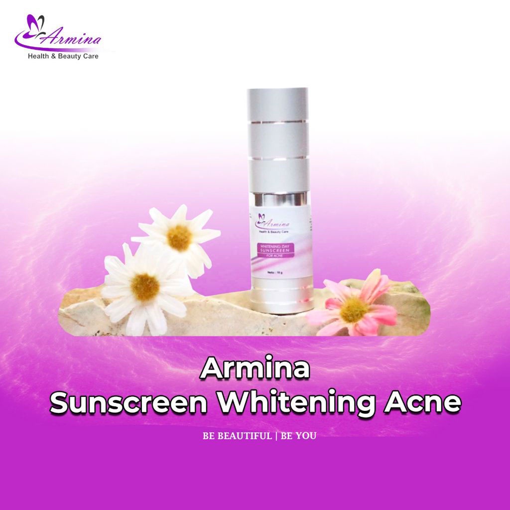 Armina Krim Pagi Jerawat Pemutih (Sunscreen) / Sunscreen / Tabir Surya / Sunscreen Pemutih / Sunscre