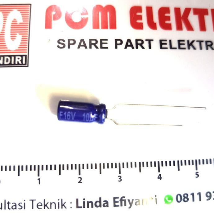 Capasitor Kapasitor Elco Panasonic 10Uf 16V 10 Mikro 16Volt Pcmel29 Diminati Banget