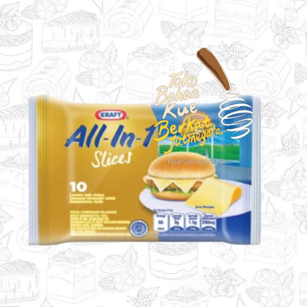 KEJU KRAFT ALL IN  1 SLICE ISI 10 LEMBAR / KEJU SLICE