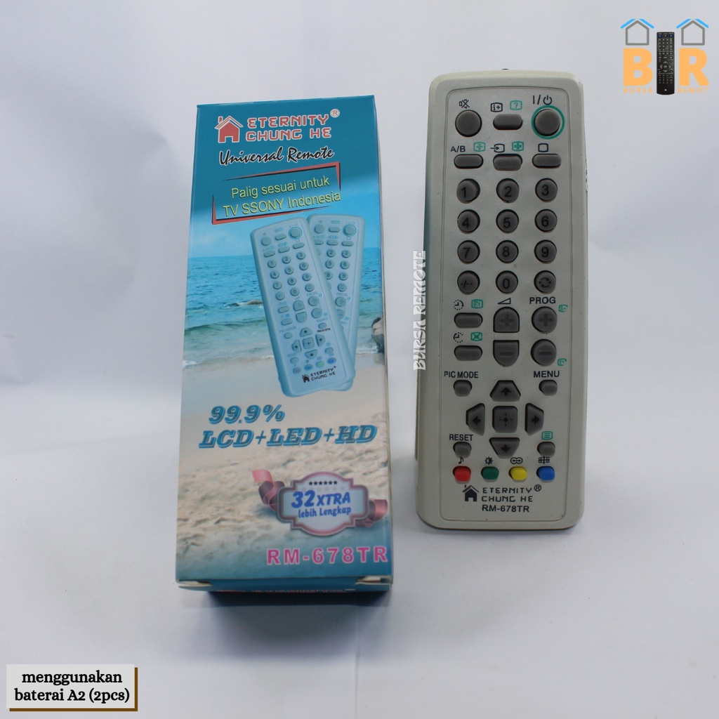 Remot / Remote TV Sony Multi Tabung Chunghe 678 / Ecer dan Grosir