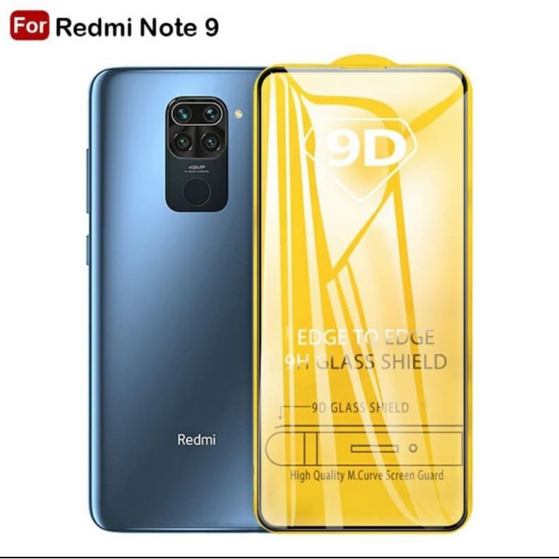 Xiaomi Redmi Note 9 New Tempered Glass Full Layar Anti Gores Kaca