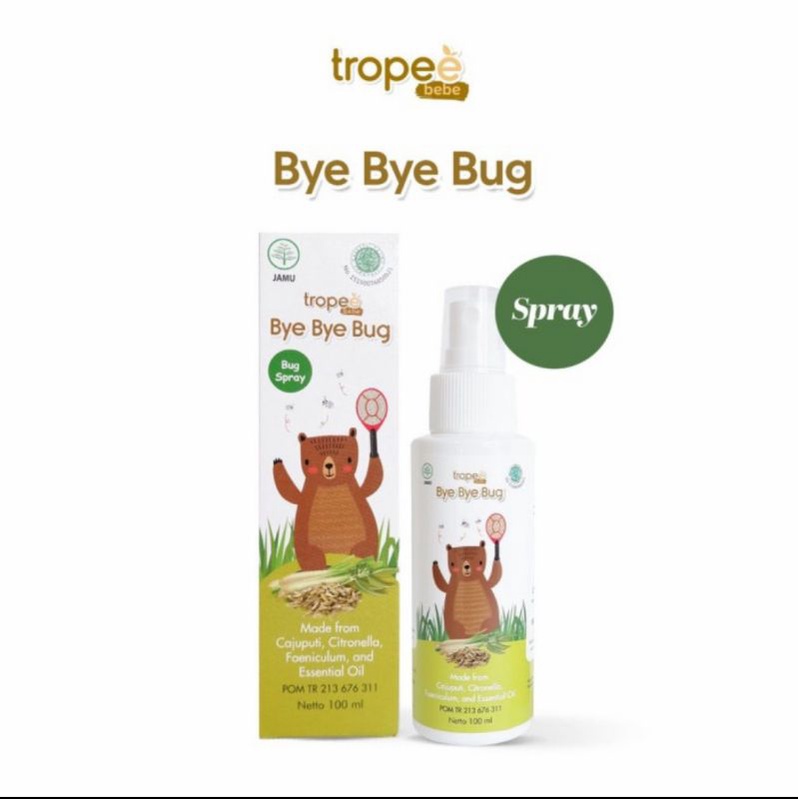 Tropee Bye Bye Bug Spray 100ml