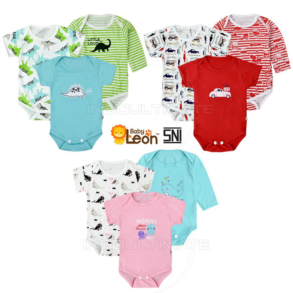 3in1 Jumper Bayi Jumsuit Bayi Jumpsuit Bayi BABY LEON Cotton Single Knit SERI-SK01