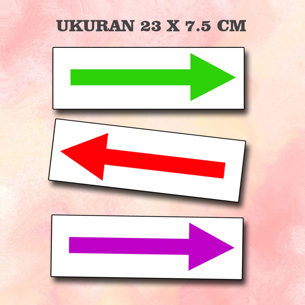 

Stiker Petunjuk arah