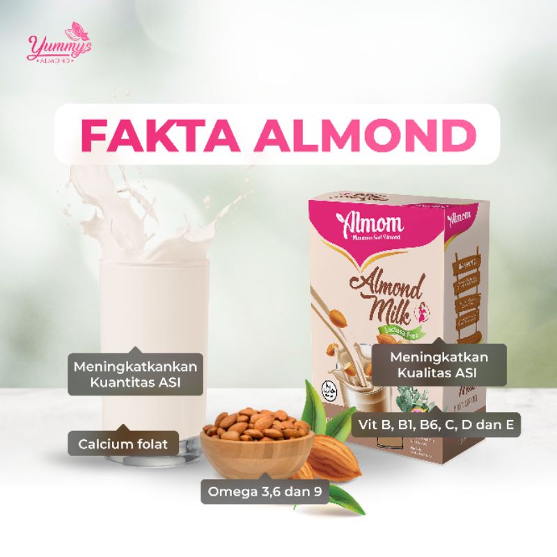 Almom Almond Milk Pelancar ASI Booster Susu Almon