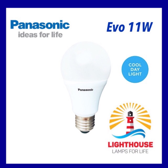 Lampu LED Bulb 11W Panasonic Led Evo 11 Watt Putih