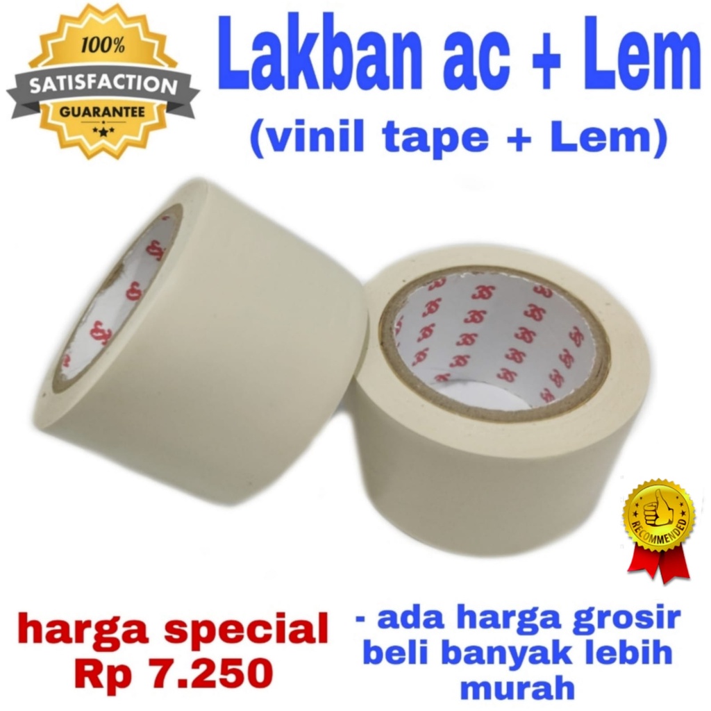 Vinil Tape AC + Lem / Lakban AC / Isolasi AC + Lem