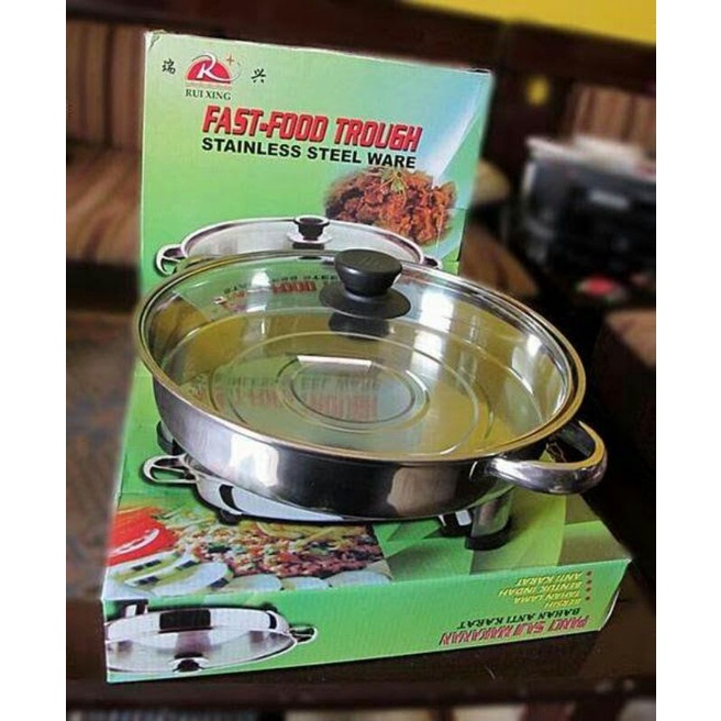 NEW Panci Hidangan Rui Xing Model Bulat WADAH SAJI PRASMANAN