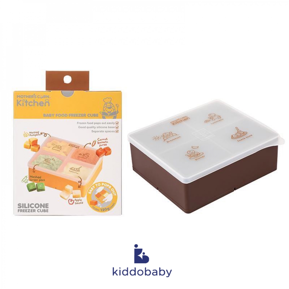 Mother's Corn Kitchen Baby Food Freezer Cube - Brown (L)