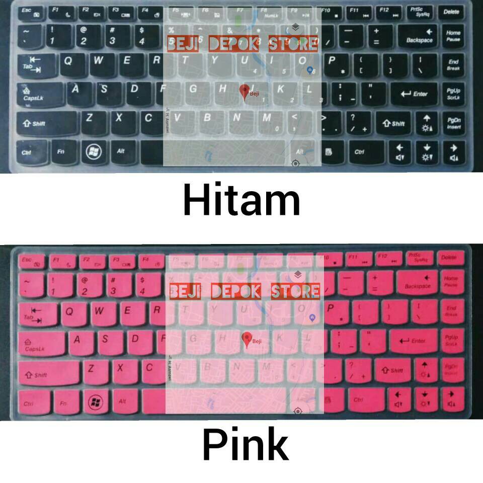 Keyboard protector/cover Lenovo Ideapad G40-80 G45 Z360 Z460 Y470 G480 warna bisa COD