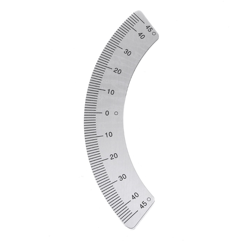 Gro Busur Derajat Mesin Giling Part Angle Plate Scale Ruler 45derajat Angle Arc M1197 Alat Ukur Gauging Awet