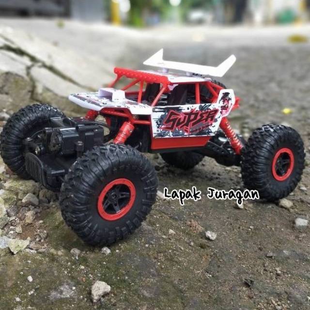 Mobil Remot 4WD ROCK CRAWLER OFFROAD 2.4Ghz Mainan RC Remote Control