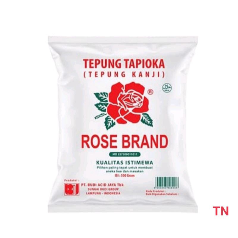 

Tepung Tapioka/Kanji 500gr Rosebrand
