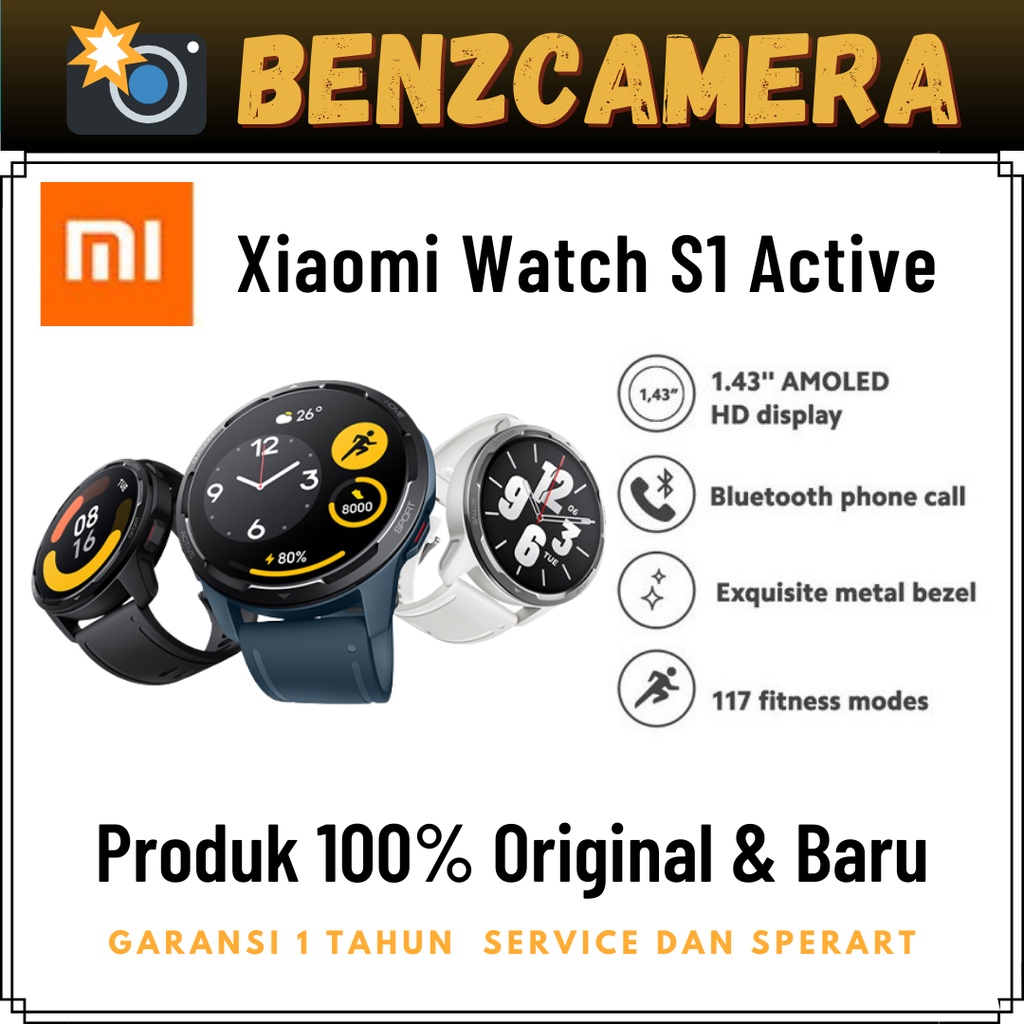 Mi Watch S1 Active Smartwatch Fitness